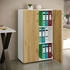 VCM Büroschrank mit 3 Fächern Aktenschrank mit Drehtüren Maße ca. 70 x H. 110 x 40 cm Lona 3-Fach (919579)