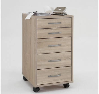FMD Rollcontainer Freddy 336-001 Holz eiche (674973)