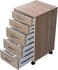FMD Rollcontainer Freddy 336-001 Holz eiche (674973)