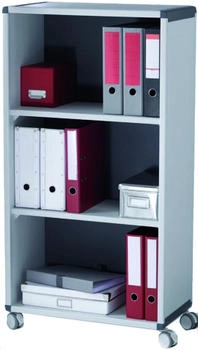 Paperflow Mobile Aktenordnerregal 1 Fach grau/anthrazit (DM1K2.11)