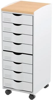 Paperflow Bürowagen grau ohne Rollen (DT082N.02.23)