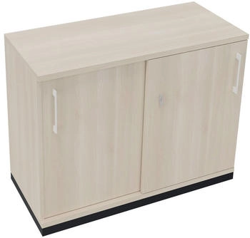 Soennecken Schiebetürenschrank anthrazit/Akazie hell (820118972)