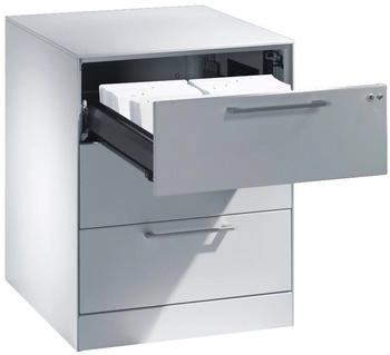 C+P Karteischrank Asisto A5 quer 3 Schubladen lichtgrau (146274322S10052)