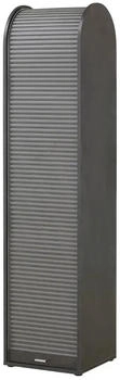 Mäusbacher Jalousieschrank / Rolladenschrank schwarz/graphit (780-RL_46-192 D2200)