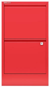 Bisley Home Filer Hängeregistraturschrank 2 Schubladen Kardinalrot (HF2670)