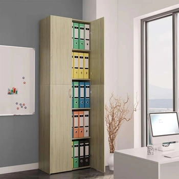 vidaXL Büroschrank Sonoma-Eiche Holzwerkstoff (800300)