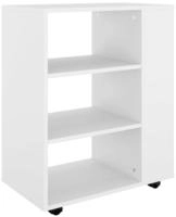 vidaXL Rollschrank Wei&szlig; 60x35x75 cm Holzwerkstoff