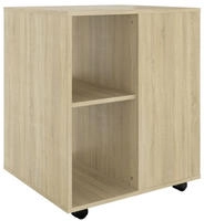 vidaXL Rollschrank Sonoma-Eiche 60x53x72 cm Holzwerkstoff