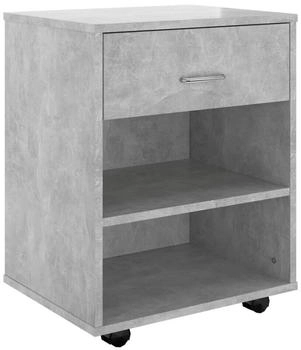 vidaXL Rollschrank Betongrau 46x36x59 cm Holzwerkstoff (808471)