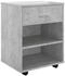 vidaXL Rollschrank Betongrau 46x36x59 cm Holzwerkstoff (808471)