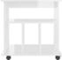 vidaXL Rollschrank Hochglanz-Weiß 60x45x60 cm Holzwerkstoff (808482)