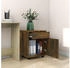 vidaXL Rollschrank Räuchereiche 45x38x54 cm Holzwerkstoff (815963)