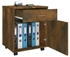 vidaXL Rollschrank Räuchereiche 45x38x54 cm Holzwerkstoff (815963)