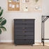 vidaXL Rollschrank mit Schubladen MOSS Grau Massivholz Kiefer (355893)