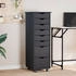 vidaXL Rollschrank mit Schubladen MOSS Grau Massivholz Kiefer (355896)
