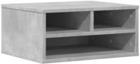 vidaXL Druckerst&auml;nder Betongrau 49x40x22,5 cm Holzwerkstoff