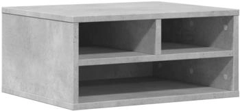 vidaXL Druckerst&auml;nder Betongrau 49x40x22,5 cm Holzwerkstoff