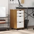 vidaXL Rollschrank mit Schubladen MOSS Honigbraun Massivholz Kiefer (4015793)