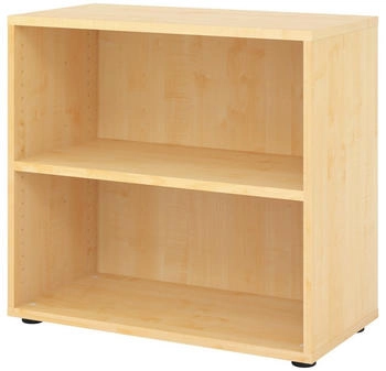bümö smart Aktenregal 2 Ordnerhöhen Nachbildung: Nussbaum (BU-928RE-N)