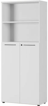 bümö Home Andratx Regalschrank 5 Ordnerhöhen Lichtgrau (BUH-AXRS5OH-69)