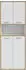 Forte KEFLAVIK Büroregal 4 Türen Artisan Eiche/Weiß 84,5x226,5x41,5cm (57677024-0)