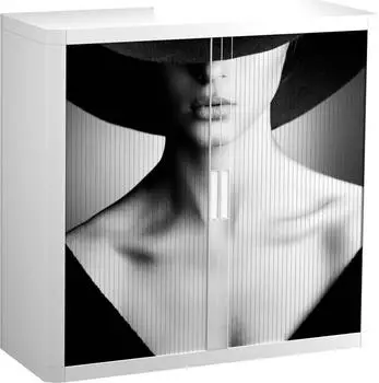 Paperflow easyOffice Classic Chic Rollladenschrank 110x41,5x104cm (60001)