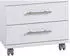 Möbelpartner Leo Rollcontainer 4 Schübe Holz Lichtgrau (701401)
