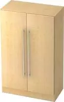 Schrank Solid 3OH BxTxH 80x42x127cm Griff RE Ahorn/Ahorn