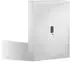 C+P Omnispace Rollladenschrank 3 Ordnerhöhen 1230x800x420mm Weißaluminium (323100S10030)