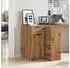 vidaXL Schreibtischschrank Artisan-Eiche 33x50x75cm Holzwerkstoff
