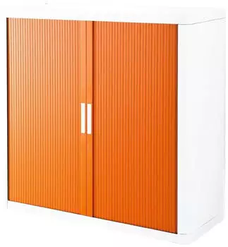 Paperflow easyOffice Rolladenschrank 2 OH, 1100x1040x415mm, orange/wei&szlig; (E1CT0010100042)