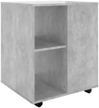 vidaXL Rollschrank Betongrau 60x53x72cm Holzwerkstoff (808462)