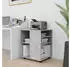 vidaXL Rollschrank Betongrau 60x53x72cm Holzwerkstoff (808462)