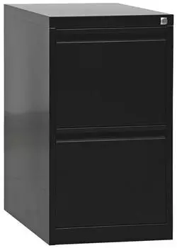 Gürkan FGC.2 Hängeregistraturschrank 2 Schübe 1-bahnig Stahl schwarz (100308)