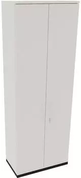 Soennecken Flügeltürenschrank endless 6OH, 800x2221x442mm, diamantweiß/anthrazit (820115001)