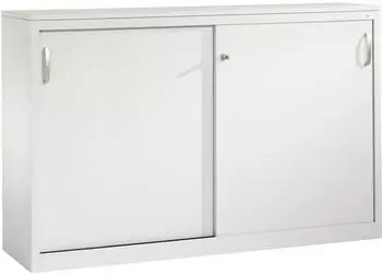 C+P Acurado Akten-Sideboard mit Schiebetüren, 2x2 OH, 1000x1600x400mm, lichtgrau (214600S10057)