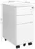 Songmics Rollcontainer mit Schloss 3 Schubladen 30x45x60cm Weiß (OFC031W01)