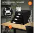 ML-Design Aktenschrank 5 Schubladen Metall Schwarz 28x38x33cm (490011974)