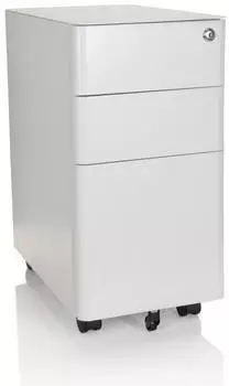 HJH Office COLOR I Rollcontainer Stahl Wei&szlig;