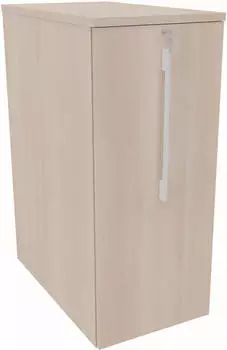 Soennecken Orgacontainer 3OH mit Ausfräsung, Akazie, 463x800x1115mm (820110672)