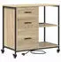 vidaXL Büroschrank mit Ladestation Sonoma Eiche 76x41x72cm Spanplatte (859836)