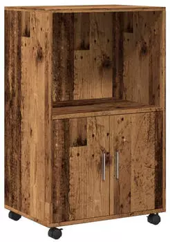 vidaXL Rollschrank Altholz-Optik 55x40x91cm Holzwerkstoff (853189)