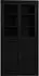 vidaXL Büroschrank mit Schiebetür Stahl Schwarz 90x40x180cm (8720286563953)