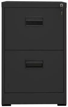 vidaXL Aktenschrank 2-Schubladen Anthrazit Stahl abschlie&szlig;bar 46x62x72,5cm (336273)