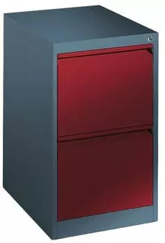 C+P Acurado C2000 Hängeregisterschrank 2 Schubladen anthrazit/rot (C2000)