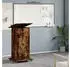 vidaXL Rednerpult mit Rollen & Schublade Räuchereiche 55x55x107cm (848028)