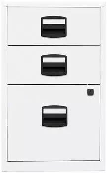 Bisley PFA Rollcontainer 2 Universalschubladen, 1 HR-Schublade, verkehrswei&szlig; (PFA3696)
