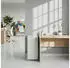 Relaxdays Rollcontainer 6 Schubladen abschließbar, Metall, weiß, 69x28x41cm