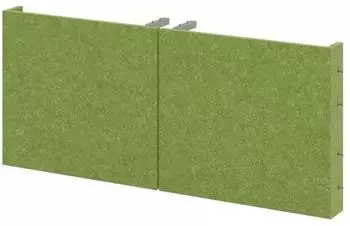 Hammerbacher FlexWall Akustik-Filzt&uuml;r 1OH, maigr&uuml;n, 80cm, 2er-Set