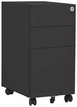 vidaXL Aktenschrank mit Rollen Stahl Anthrazit 30x45x59cm (335985)